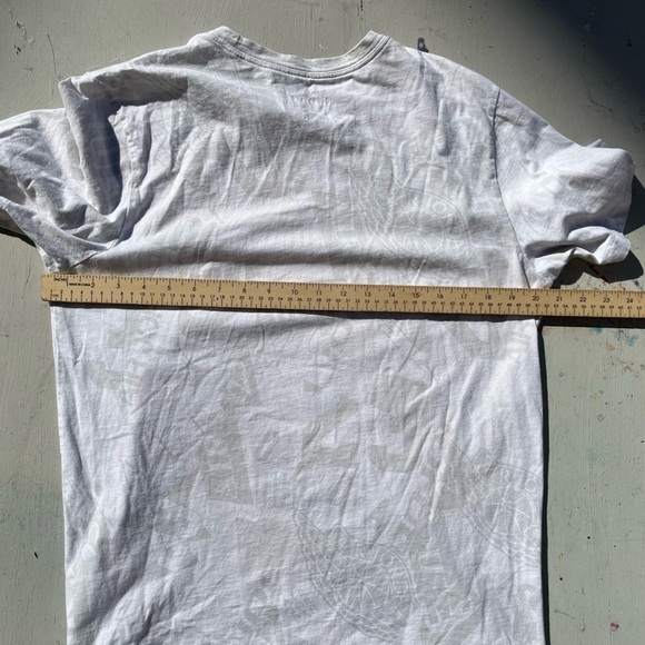 Women's Air Jordan T-Shirt White Jumpman Logo L Cotton All-Over Street NBA Icon - Picture 9 of 14